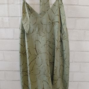 Racerback tank blouse